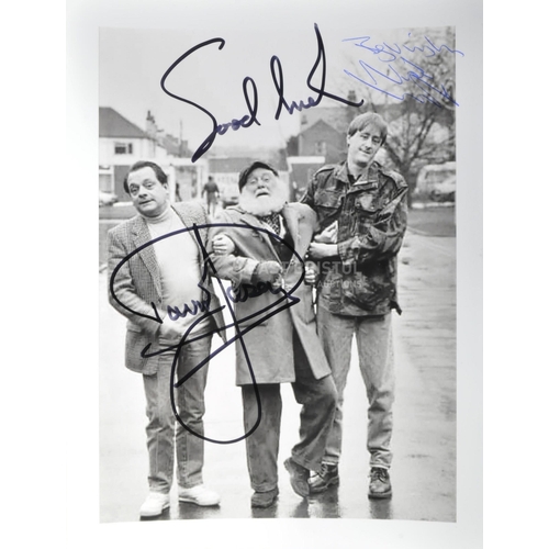 12 - Only Fools & Horses - Sir David Jason (Del) & Nicholas Lyndhurst (Rodney) - dual autographed 8x6