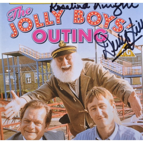 124 - Only Fools & Horses - The Jolly Boys' Outing (1989 Christmas Special) - multi-signed autographed VHS... 