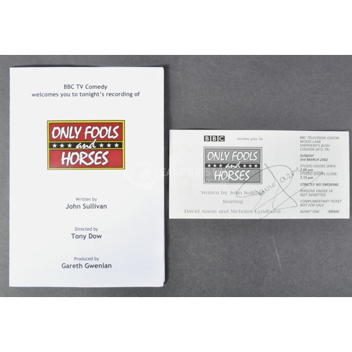 146 - Only Fools & Horses - an original 2002 final trilogy studio audience recording programme and studio ... 