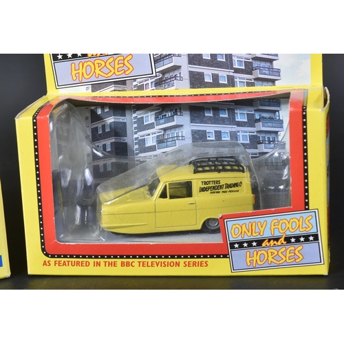 161 - Only Fools & Horses - Reliant Regal Supervan III - two boxed diecast models of the famous 'Trotter V... 