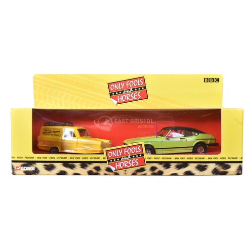 189 - Only Fools & Horses - Corgi - CC99111 Ford Capri & Reliant Regal Supervan - a boxed double diecast m... 