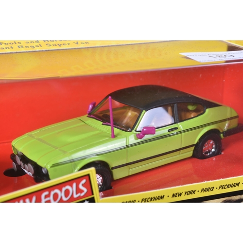 189 - Only Fools & Horses - Corgi - CC99111 Ford Capri & Reliant Regal Supervan - a boxed double diecast m... 