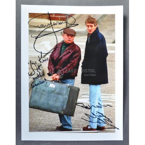 220 - Only Fools & Horses - Sir David Jason (Del) & Nicholas Lyndhurst (Rodney) - dual autographed 8x6