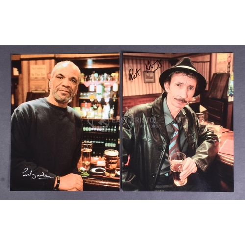 39 - Only Fools & Horses - Paul Barber (Denzil) and Patrick Murray (Mickey Pearce) - a pair of autographe... 