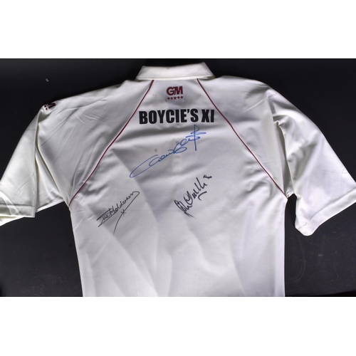 64 - Estate Of John Challis - Boycie's XI Cricket Shirt - Challis' personally owned, worn and signed ' Bo... 