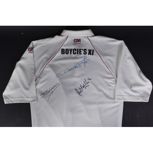 64 - Estate Of John Challis - Boycie's XI Cricket Shirt - Challis' personally owned, worn and signed ' Bo... 