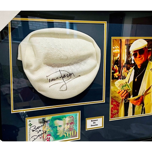 128 - Only Fools & Horses - If They Could See Us Now (2001 Christmas Special) - an autographed white cap, ... 