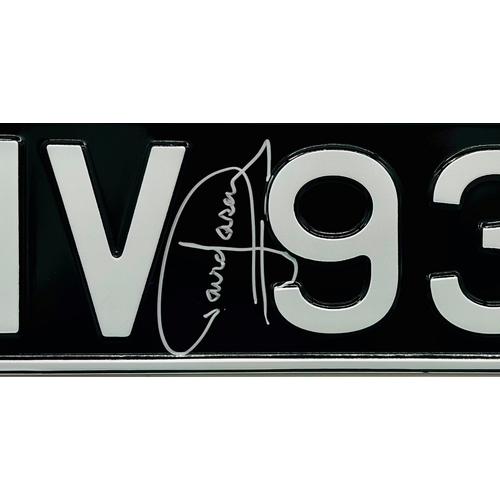 17 - Only Fools & Horses - Reliant Regal Supervan III Number Plate - DHV 938D - a pressed metal numberpla... 