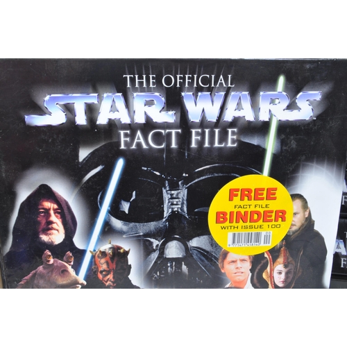 1110 - A collection of x7 assorted DeAgostini Star Wars fact file binders. The weekly published editions de... 