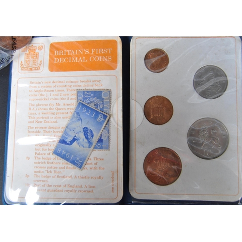 1115 - A collection of Georgian UK currency coins. Consisting of Sixpences, George V florins, shilling, Sou... 