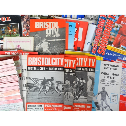 1119 - A collection of vintage 20th century circa 1970s Football Programmes comprising of Bristol Rovers, B... 