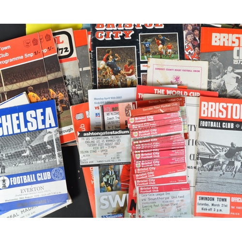 1119 - A collection of vintage 20th century circa 1970s Football Programmes comprising of Bristol Rovers, B... 