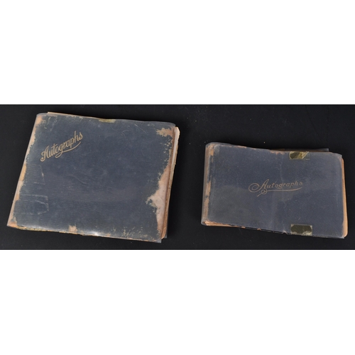 1120 - Two WWI early 20th century circa 1910s autographs albums. The albums holding various poems & drawing... 