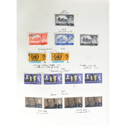 1122 - A single album of 20th century franked and unfranked stamps to include decimal and pre-decimal stamp... 