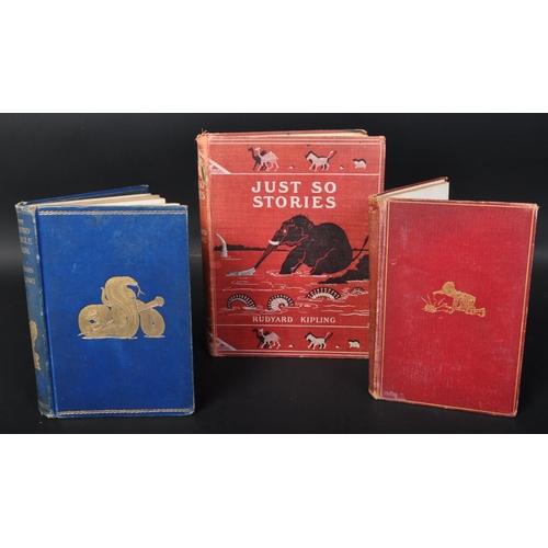 1128 - A collection of vintage early 20th Century hard back children books.  Now we are six - A. A. Milne, ... 