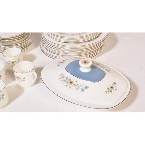 607a - A vintage 20th century Royal Doulton bone china tea and dinner service in the Pastorale pattern. Com... 