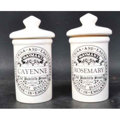 608 - An assortment of four vintage 20th century Wayman's Genuine Finest Quality Bristol China and Earthen... 