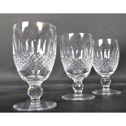 648 - A set of six vintage 20th century Waterford Crystal 'Lismore' multi purpose wine / water cut glass d... 