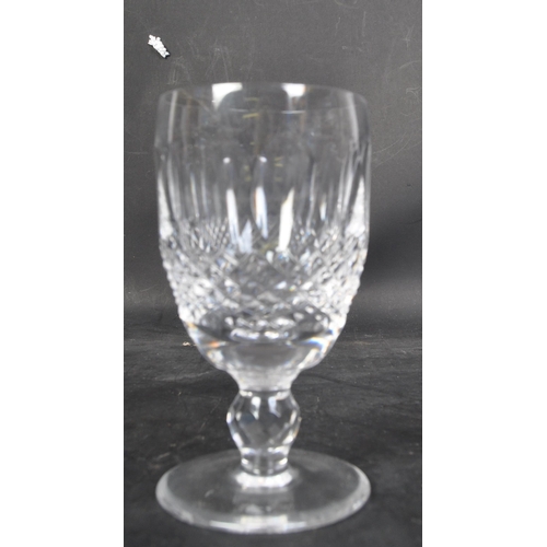 648 - A set of six vintage 20th century Waterford Crystal 'Lismore' multi purpose wine / water cut glass d... 