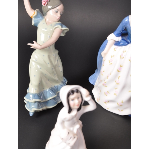 676 - A collection of vintage 20th Century Royal Doulton English bone china. Comprising of Rachel HN2919, ... 