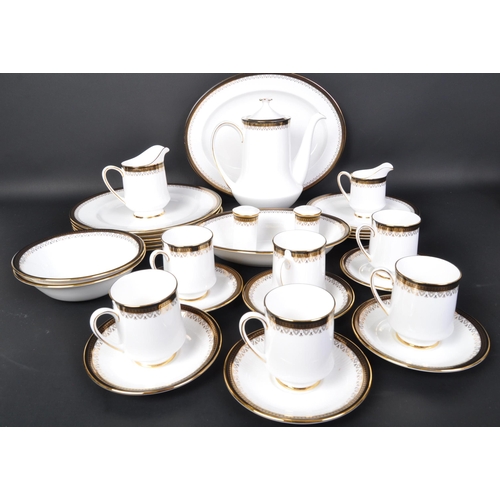 758 - A vintage 20th century Royal Albert Paragon 'Clarence' pattern dinner & coffee service. The lot comp... 