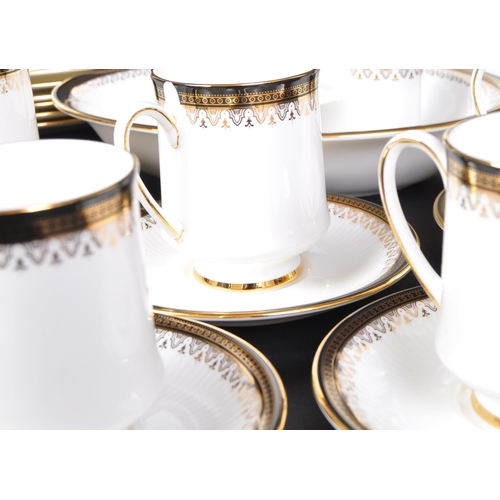 758 - A vintage 20th century Royal Albert Paragon 'Clarence' pattern dinner & coffee service. The lot comp... 