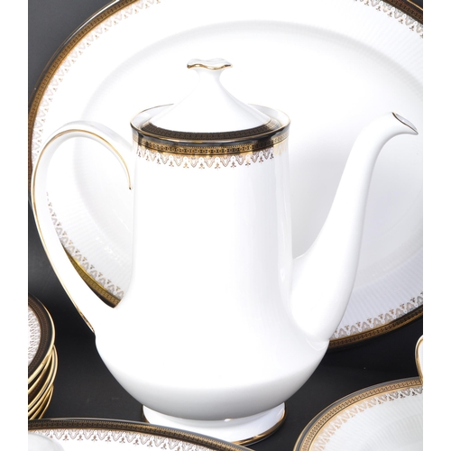 758 - A vintage 20th century Royal Albert Paragon 'Clarence' pattern dinner & coffee service. The lot comp... 