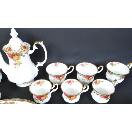 773 - Royal Albert - Old Country Roses tea / dinner service. Vintage 20th Century circa 1960's. Comprising... 