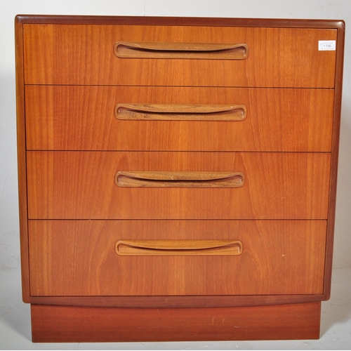 1196 - G-Plan - Fresco Range - A vintage retro mid 20th century circa. 1960's G-Plan Fresco Range teak ches... 