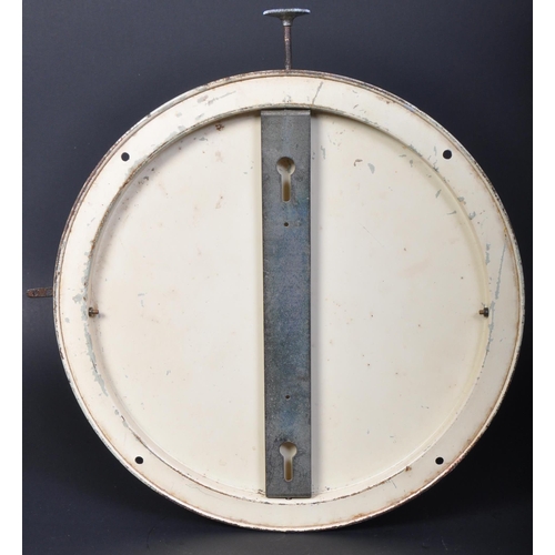 1232 - Kodak - A vintage retro mid 20th century Kodak wall mounted and table top clock of circular form in ... 