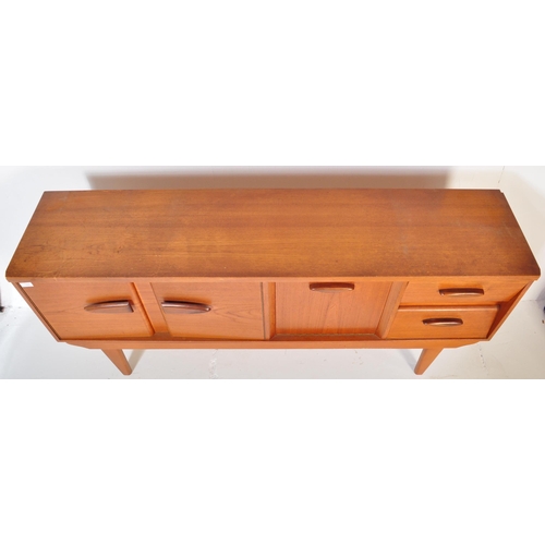 1368 - Beautility - A vintage retro mid 20th century teak Beautility sideboard. The sideboard having fall f... 