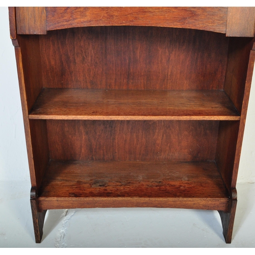 1535 - An early 20th century circa. 1920's Arts and Crafts oak student bureau having a gallery back to top ... 