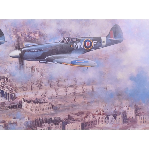 261 - Second World War RAF interest - after Ron Belling ( 1933-1998 ) a Limited Edition ' Winged Victory '... 