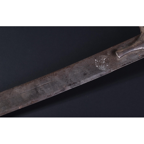 29 - A 19th Century Indian Kirach / Tulwar ( Talwaar / Talwar ) sword. The sword having a disc shaped pom... 