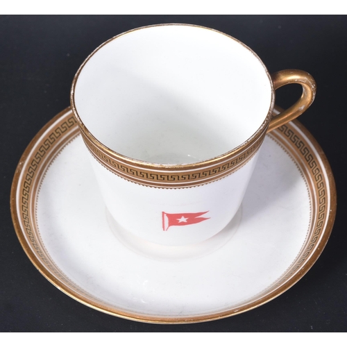 363 - White Star Line - a believed early 20th Century likely Spode made White Star Line cup and saucer. Ci... 