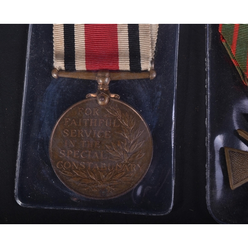 448 - A collection of x10 assorted First World War, Second World War and other period military medals of a... 