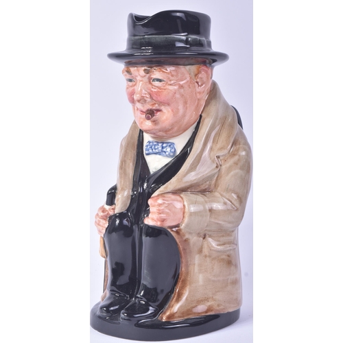 529 - Winston Churchill (1874-1965) - Royal Doulton - a Royal Doulton character jug of Winston Churchill. ... 