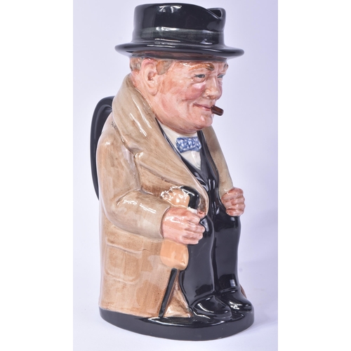 529 - Winston Churchill (1874-1965) - Royal Doulton - a Royal Doulton character jug of Winston Churchill. ... 