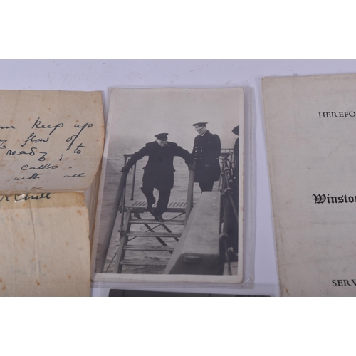 530 - Winston Churchill (1874-1965) - a collection of vintage ephemera relating to Churchill to include; a... 