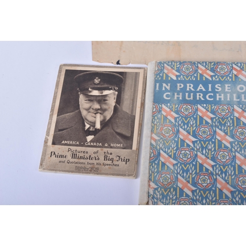 530 - Winston Churchill (1874-1965) - a collection of vintage ephemera relating to Churchill to include; a... 