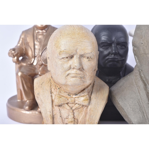 535 - Winston Churchill (1874-1965) - a collection of x7 assorted busts / statues of Churchill, to include... 