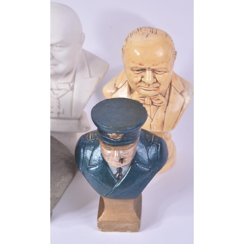 535 - Winston Churchill (1874-1965) - a collection of x7 assorted busts / statues of Churchill, to include... 