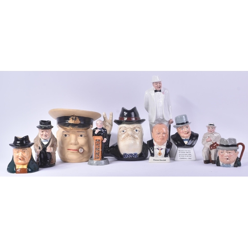 536 - Winston Churchill (1874-1965) - Ceramics - a collection of ceramic Churchill figurines / statues, to... 