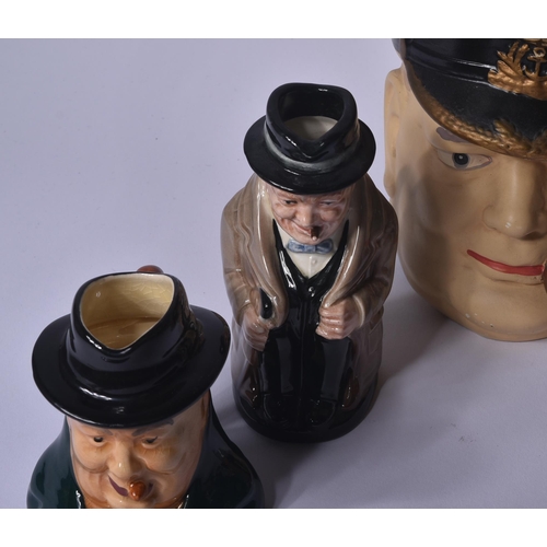 536 - Winston Churchill (1874-1965) - Ceramics - a collection of ceramic Churchill figurines / statues, to... 