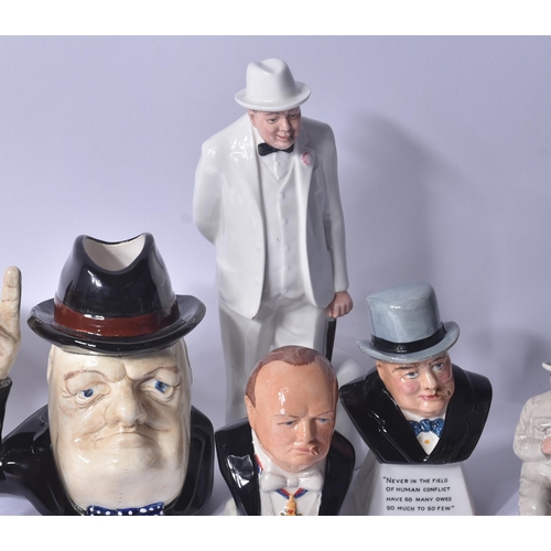 536 - Winston Churchill (1874-1965) - Ceramics - a collection of ceramic Churchill figurines / statues, to... 