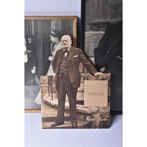 537 - Winston Churchill (1874-1965) - collection of original vintage photographs, to include; a period lar... 