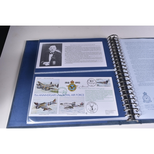 94 - A vintage (1993) RAF Royal Air Force 75th Anniversary First Day Cover commemorative stamp collection... 