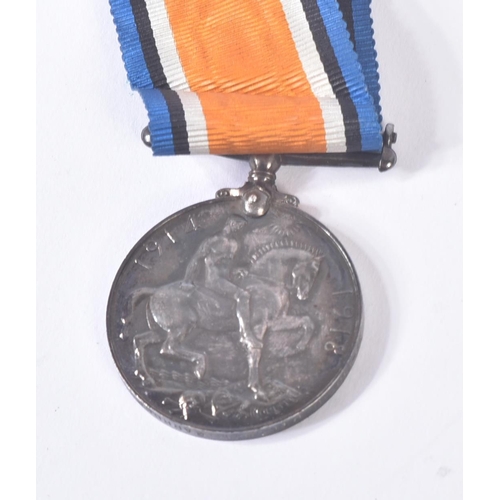 179 - A WWI First World War medal duo awarded to one GS-66939 Pte W. W Garrood of the Royal Fusiliers. Med... 