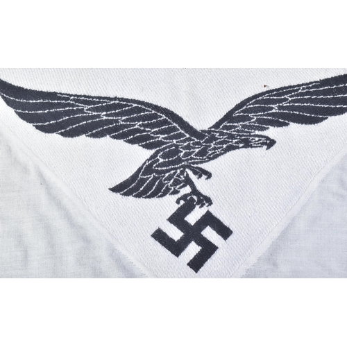 187 - A WWII Second World War Third Reich Nazi German Luftwaffe sports vest BeVo patch. Black embroidered ... 