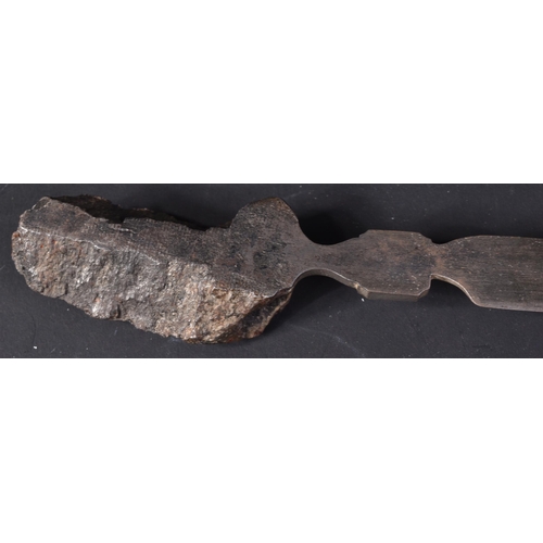 194 - WWII Second World War Third Reich Nazi German trench art in the form of a carving knife and fork. Th... 